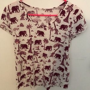 Loft Outlet Purple Elephant Tee